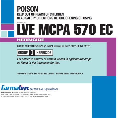 mcpa lve 570 label